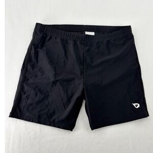 Baleaf Swim Jammer Shorts Mens 2XL Black Athletic Training Swimwear Trunks